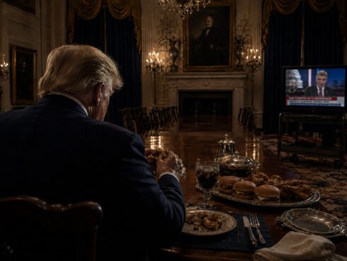Portrait of a famous occupant referenced in the essay The Last Supper