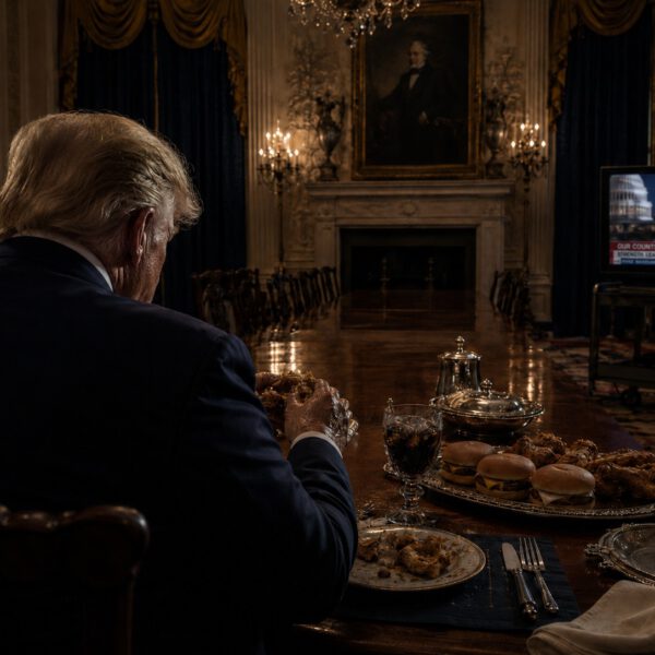 Portrait of a famous occupant referenced in the essay The Last Supper