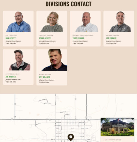 J-Six Enterprises website design preview
